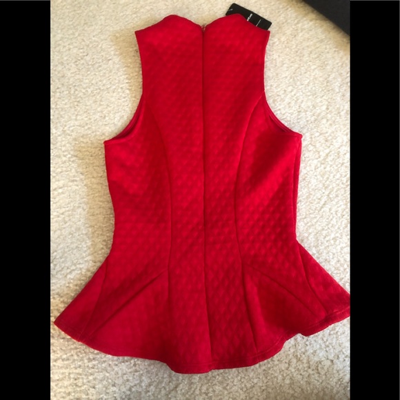 NWT Bebe Red Top - Valentines Day - Picture 4 of 5